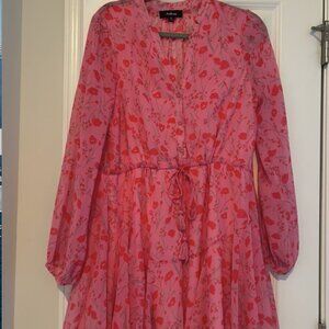 Pink Floral Dress